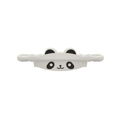 2 Pcs White and Black Panda Adorable Animal Silicone Cup Carrier - Portable Reusable Handle for Water Cup(cup not included).
