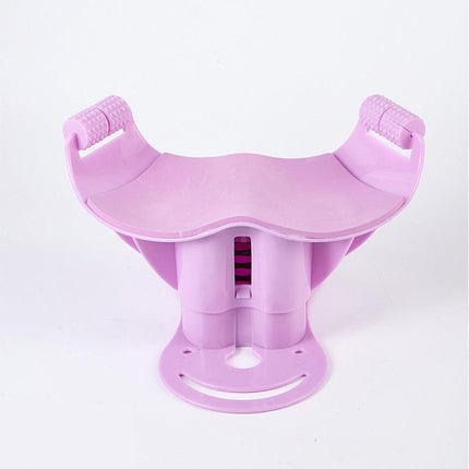 Purple Ergonomic Pelvic Floor & Glute Trainer - Home Workout Equipment for Hips and Inner Thighs.