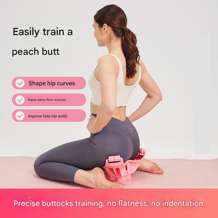 Purple Ergonomic Pelvic Floor & Glute Trainer - Home Workout Equipment for Hips and Inner Thighs.
