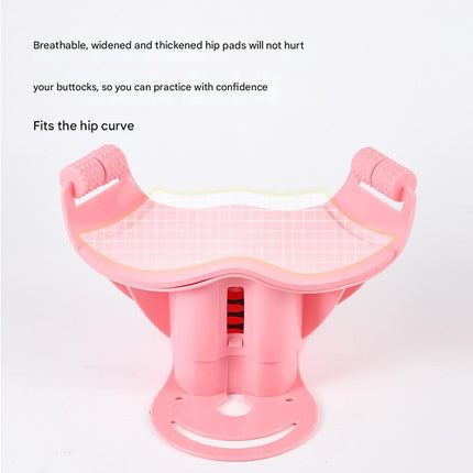Purple Ergonomic Pelvic Floor & Glute Trainer - Home Workout Equipment for Hips and Inner Thighs.