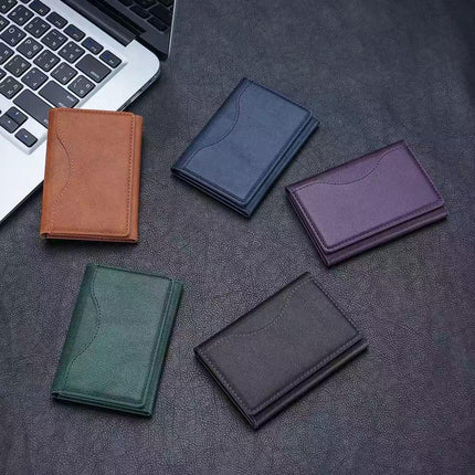 Dark Green 3-in-1 Magnetic Wallet for MagSafe - Slim PU Leather Card Holder with Kickstand.