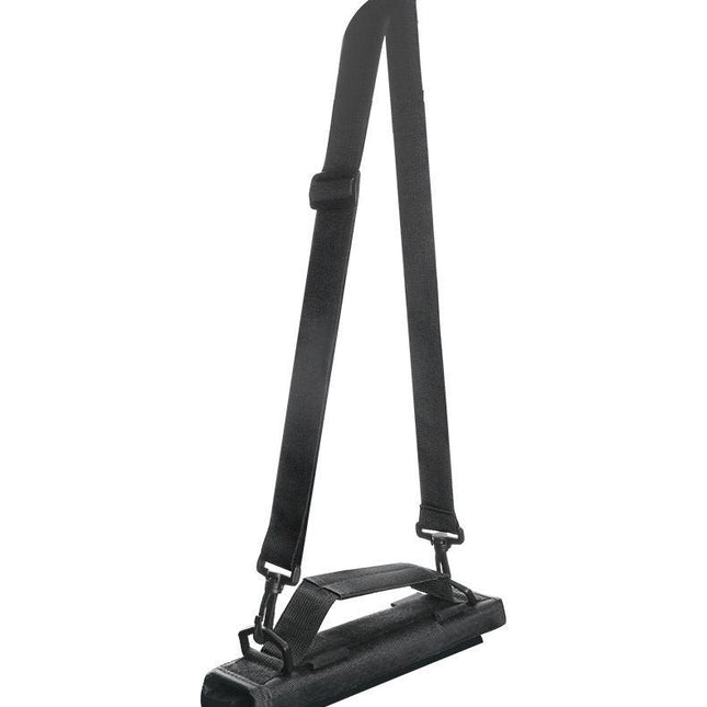 Black Compact Golf Club Carrier - Lightweight Sunday Practice Bag for Driving Range.