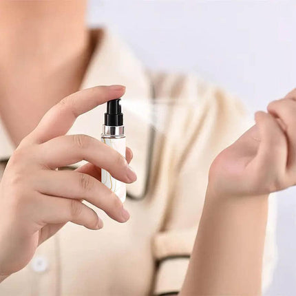 Purple Chic Marble Travel Perfume Atomizer Set (3-Pack) - 5ml Leakproof Bottom-Fill Spray Bottles.
