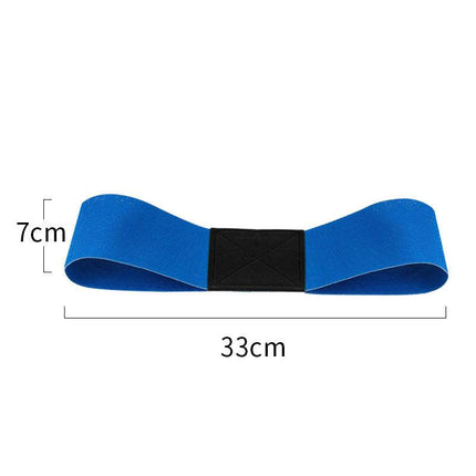 Black Golf Swing Trainer Arm Band - Simple Posture Corrector for Improved Alignment & Connection.