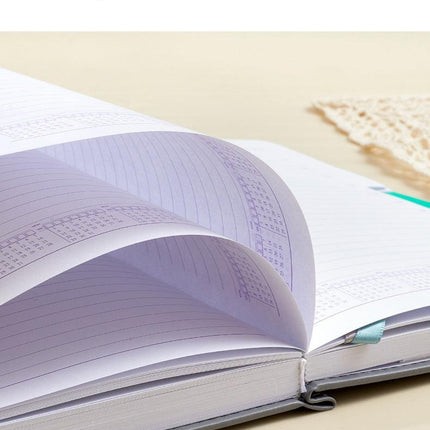 Pink A5 PU Leather Agenda for Productivity & Time Management-Undated Daily & Hourly Planner Pro.