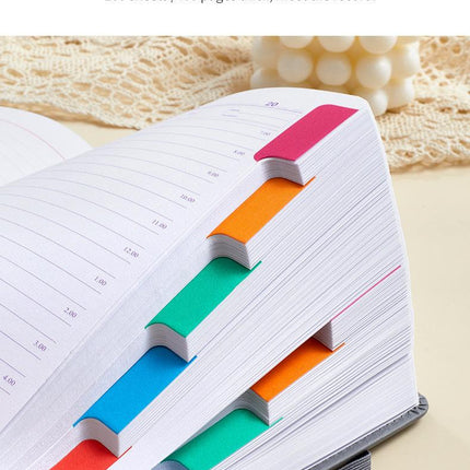 Pink A5 PU Leather Agenda for Productivity & Time Management-Undated Daily & Hourly Planner Pro.