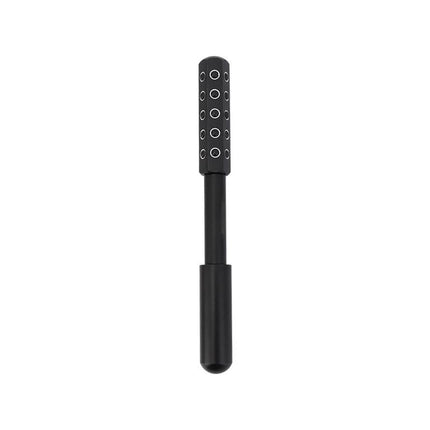Black Germanium Stone Facial Roller - Uplifting & Sculpting Beauty Massager for Face and Body.