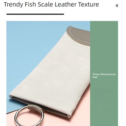 2 Pcs Green Portable Eyeglasses Pouch with Keychain Snake Skin Pattern Soft Sunglasses Bag Fashion Myopia Glasses Case.