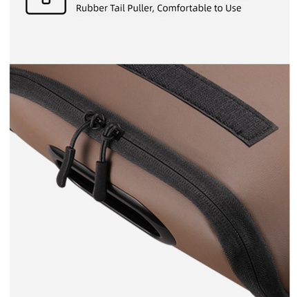Brown Premium Car Under-Seat Shoe Organiser Box - PVC Leather Storage Case with Anti-Slip Velcro Fixation - Space Saving Vehicle Interior Solution.