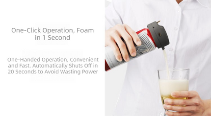 Portable Ultrasonic Beer Foam Maker - Clip-On Canned Beer Dispenser for Creamy Head - Battery Operated Bar Accessory.