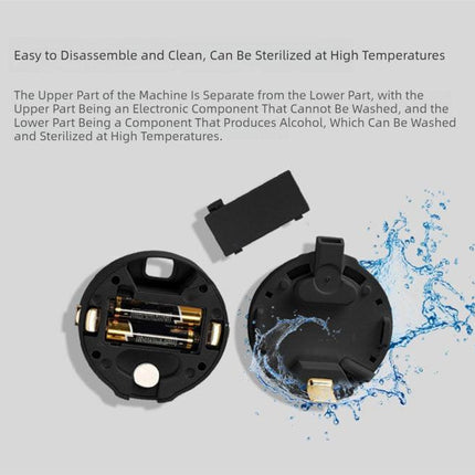 Portable Ultrasonic Beer Foam Maker - Clip-On Canned Beer Dispenser for Creamy Head - Battery Operated Bar Accessory.