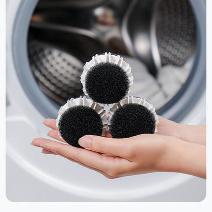 Magic Laundry Balls Set of 4 - Anti-Pilling Fuzzy Lint Remover for Washing Machine.