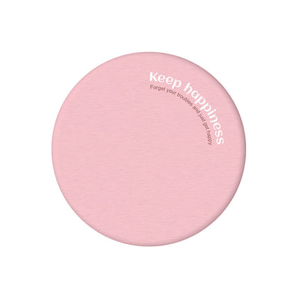 2 Pcs Pink Quick-Dry Natural Diatom Mud Coaster - Absorbent Bathroom Sink Mat for Kitchen and Washroom Use.
