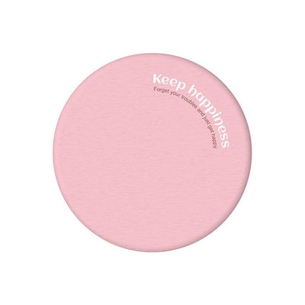 2 Pcs Pink Quick-Dry Natural Diatom Mud Coaster - Absorbent Bathroom Sink Mat for Kitchen and Washroom Use.