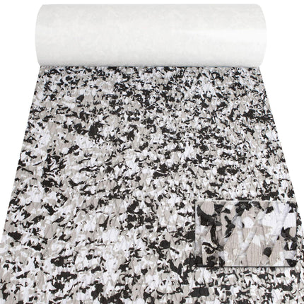 Snow Camouflage EVA Boat Deck Mat - Non-Slip, Waterproof Flooring for Yacht, Boat, and Outdoor Use(2400x300x5mm).