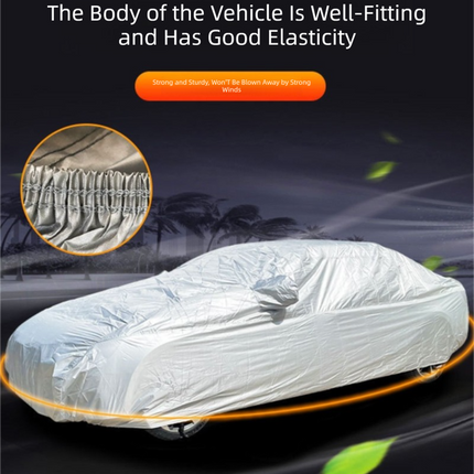 Silver YL Off-Road Vehicle Cover – 170T taffeta fabric, all-weather vehicle protection(4700×1900×1850MM).