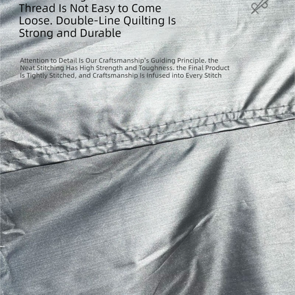 Silver YL Off-Road Vehicle Cover – 170T taffeta fabric, all-weather vehicle protection(4700×1900×1850MM).
