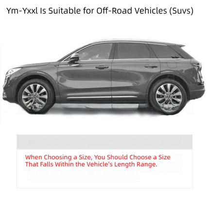Silver YL Off-Road Vehicle Cover – 170T taffeta fabric, all-weather vehicle protection(4700×1900×1850MM).