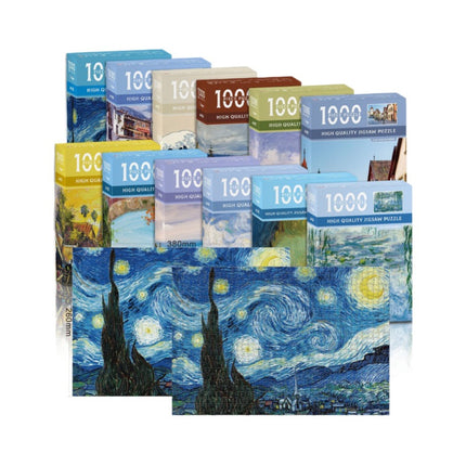 The Great Wave off Kanagawa 1000-Piece Jigsaw Puzzle – High-Quality Artistic Puzzle for Adults, Stress Relief & Mental Exercise（66-027）.