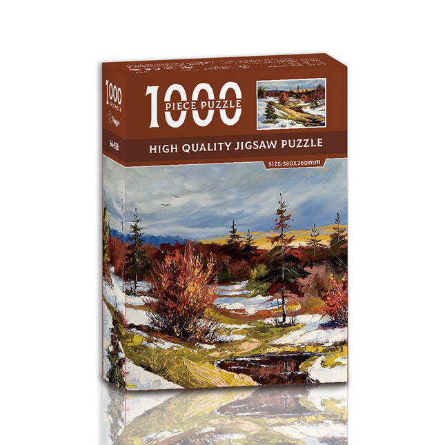 Snow-covered mangroves 1000-Piece Jigsaw Puzzle – High-Quality Artistic Puzzle for Adults, Stress Relief & Mental Exercise（66-028）.