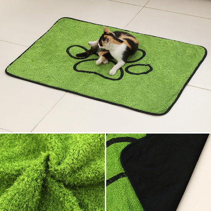 2 Pcs Artificial Grass Pet Mat – Soft, Fast-Drying & Non-Slip Sleeping Pad for Cats and Dogs(90*104cm).