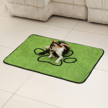 2 Pcs Artificial Grass Pet Mat – Soft, Fast-Drying & Non-Slip Sleeping Pad for Cats and Dogs(90*104cm).