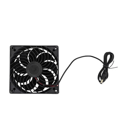 Solar Panel Fan Kit – 16W Monocrystalline Solar Powered Ventilation System with Dual Fans.