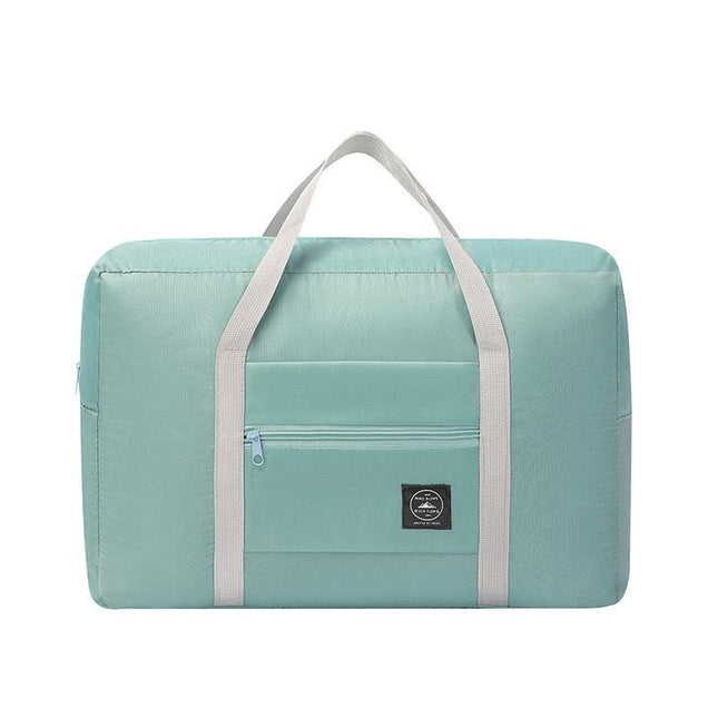 Blue Foldable Travel Duffel Bag – Lightweight, Waterproof Oxford Fabric Storage Bag for Short Trips, Moving(5-Piece Set).