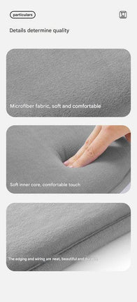 Memory Foam Student Seat Cushion - Pressure Relief, Non-Slip with Adjustable Straps for Healthy Posture(Rocket Gray 36x34cm).