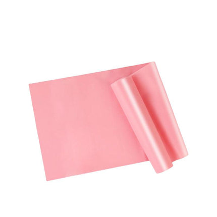 Pink Thickened 1.5m [45 lbs] Yoga & Fitness Resistance Stretch Bands (Set of 2) for Full-Body Workout & Flexibility Training.