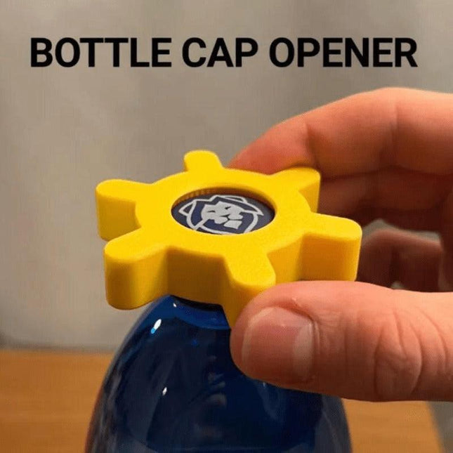 20-Pack Yellow Easy Twist Bottle Cap Opener - Ergonomic Grip for Soda & Drinks.