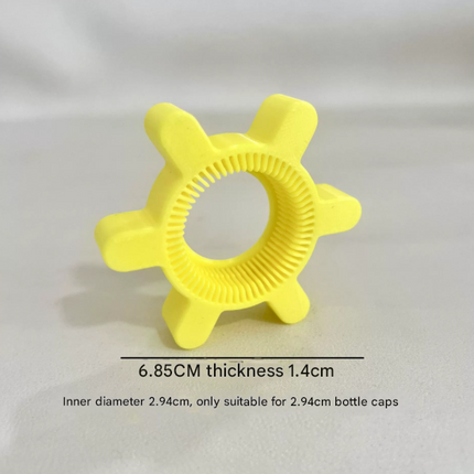 20-Pack Yellow Easy Twist Bottle Cap Opener - Ergonomic Grip for Soda & Drinks.