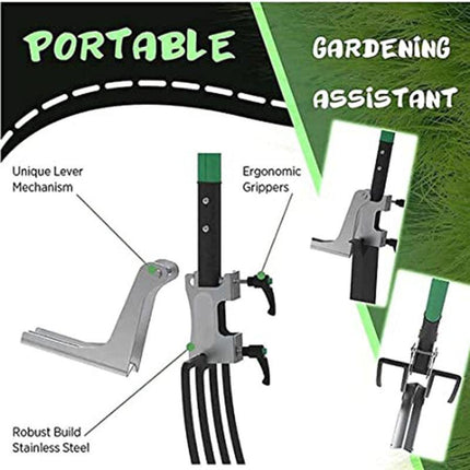 Premium Stand-Up Weeder Tool - Ergonomic Garden Assistant for Effortless Weed Removal.
