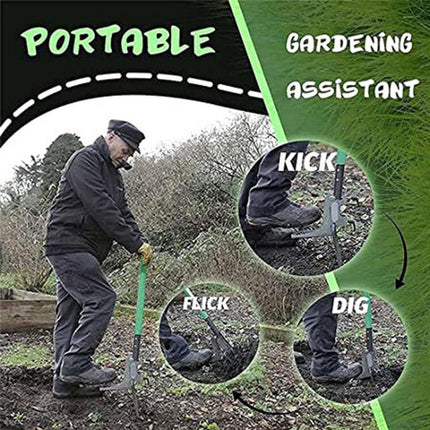 Premium Stand-Up Weeder Tool - Ergonomic Garden Assistant for Effortless Weed Removal.