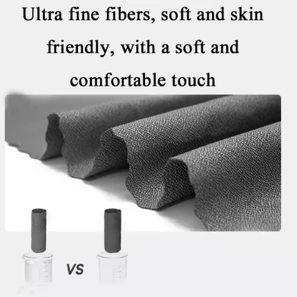 Yellow 2-PCS Smart Whale Silicone Case Quick-Dry Towel Set - Portable & Cooling for Gym & Travel.