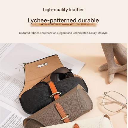 3 Pack Grey Chic Portable Glasses Case Set - Anti-Pressure Sunglass & Myopia Eyewear Protectors.