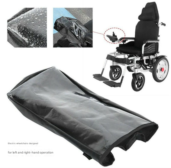 2 Pack Wheelchair Joystick Controller Cover - Transparent, Waterproof & Windproof.