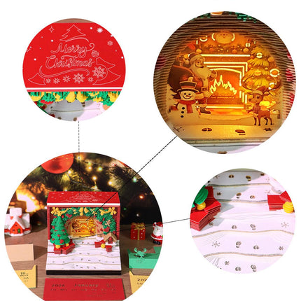 2026 Christmas Arch 3D Memo Pad - Creative Festive Gift & Desk Ornament.