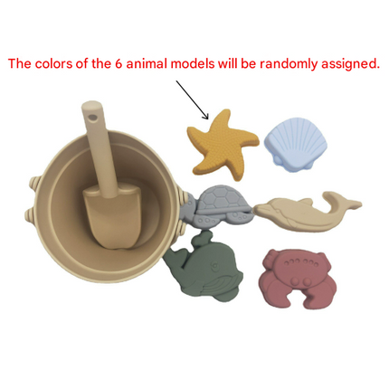 Silicone Beach Sand Shovel - Durable & Flexible Outdoor Play Tool.
