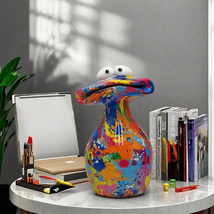 Water Transfer Print Frog Figurine - Wine Cabinet Decor, High-End Home Ornament, Gift for Family & Friends.