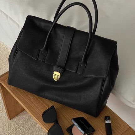 Sophisticated Ladies' Briefcase Tote Bag - High-End Business & Everyday Handbag (36x17.5x28 cm).