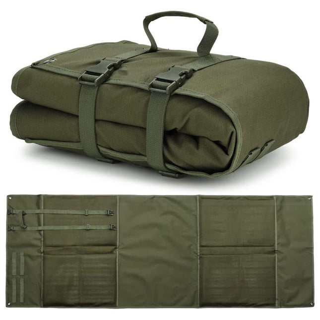 Green Portable Outdoor Tactical Shooting Mat - Field Training, Camping, Picnic & Moisture-Proof Nap Pad (200x73 cm / 78x28.5 inches).