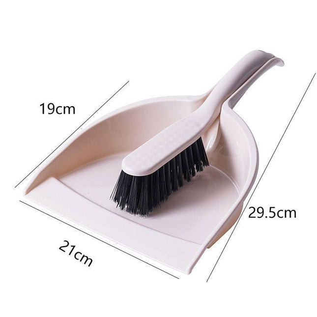 Pink Mini Dustpan and Brush Set Handheld Sweeping Broom with Rubber Lip for Desktop Kitchen Car and Camping Cleaning.