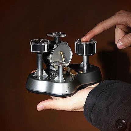 Mini Electronic Finger Drum Set Touch Sensitive Desktop Percussion Toy with Light-Up Game Mode Novelty Gift for Kids and Musicians.