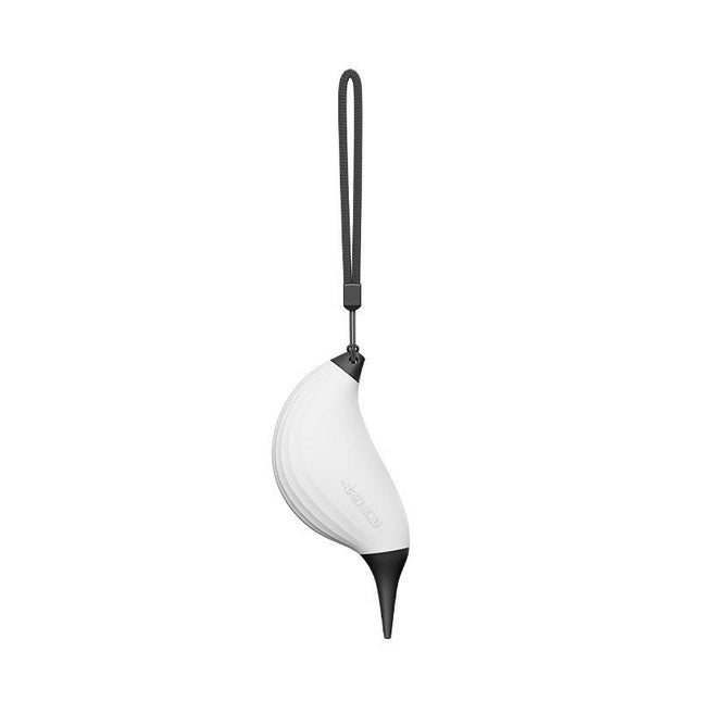 White Powerful Hummingbird Air Blower Manual Dust Cleaner for Coffee Grinders and Camera Lenses 160mm Portable Cleaning Tool.