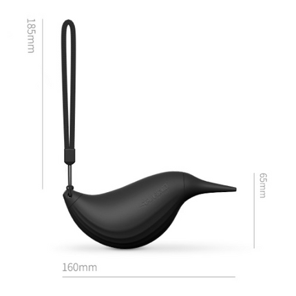 White Powerful Hummingbird Air Blower Manual Dust Cleaner for Coffee Grinders and Camera Lenses 160mm Portable Cleaning Tool.