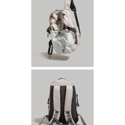 Green Minimalist Laptop Backpack Large Capacity 43cm for Men and Women - Unisex Casual School Bag for Uni and Work.