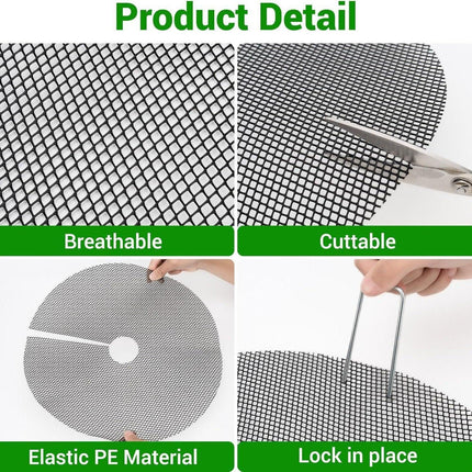 6 Pack Plant Pot Grids 15.7 Inch Flower Pot Soil Protector Cat Dog Pet Proof Cover for Australian Homes Indoor Outdoor Gardening Soil Guard.
