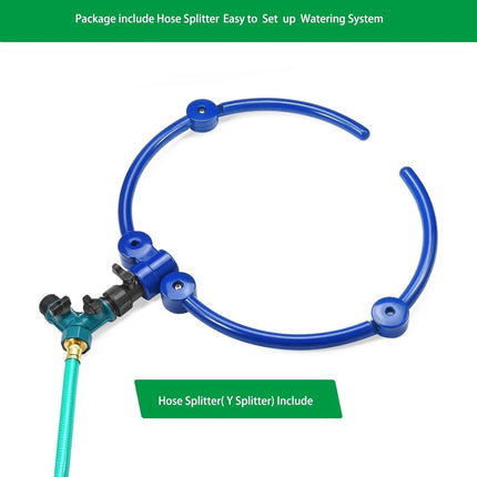 Adjustable Tree Ring Sprinkler for Deep Root Irrigation - 13 to 37 Inch Expandable Garden Watering Tool for Australian Trees and Orchards.