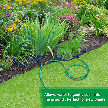 Adjustable Tree Ring Sprinkler for Deep Root Irrigation - 13 to 37 Inch Expandable Garden Watering Tool for Australian Trees and Orchards.